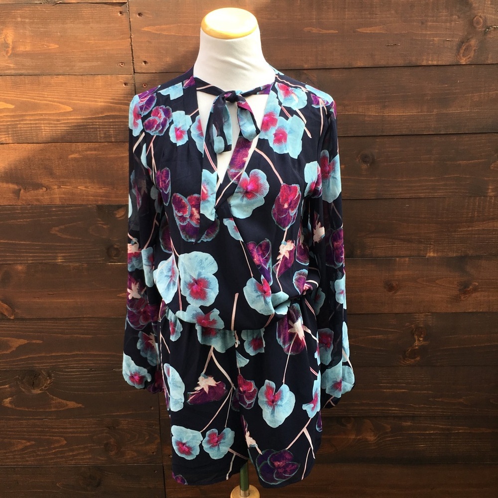 1. State Floral Print Romper